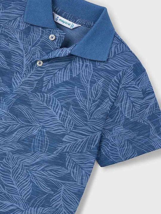 Kids' Polo Short Sleeve Sea Blue