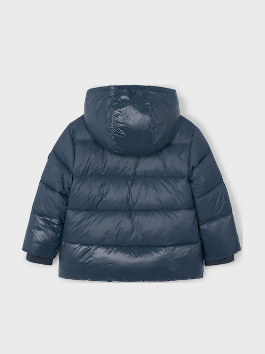 Παιδικό Casual Μπουφάν με Κουκούλα Navy Μπλε