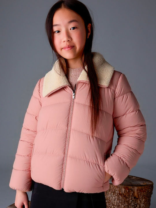 Kinder Freizeitjacke Kurz Pink