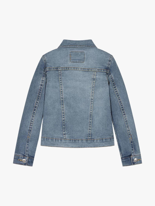 Kids' Denim Jacket Short Blue