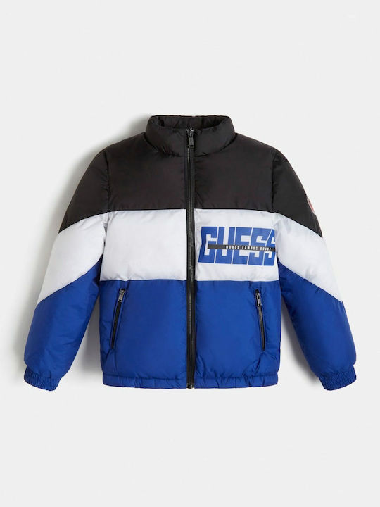 Kinder Steppjacke Kurz Blau