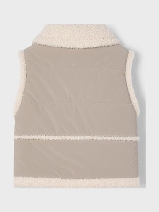 Kinder Freizeitjacke Ärmellos Brown