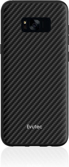 Evutec Back Cover Aramid Fiber 0.75mm Magnetic Black (Galaxy S8+)