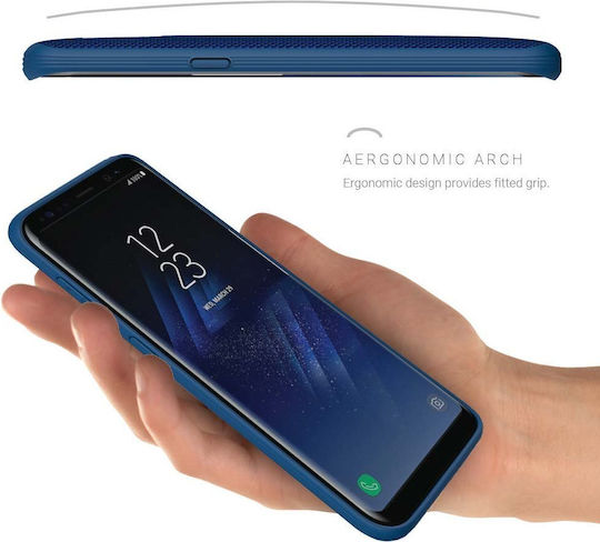 Evutec Back Cover Σιλικόνης Μαγνητικό Μπλε (Galaxy S8+)