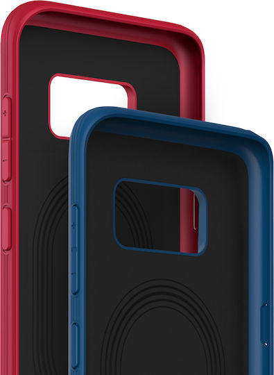 Evutec Back Cover Σιλικόνης Μαγνητικό Κόκκινο (Galaxy S8+)