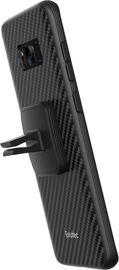 Evutec Back Cover Aramid Fiber 0.75mm Magnetic Black (Galaxy S8+)