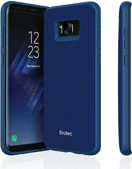 Evutec Back Cover Σιλικόνης Μαγνητικό Μπλε (Galaxy S8+)