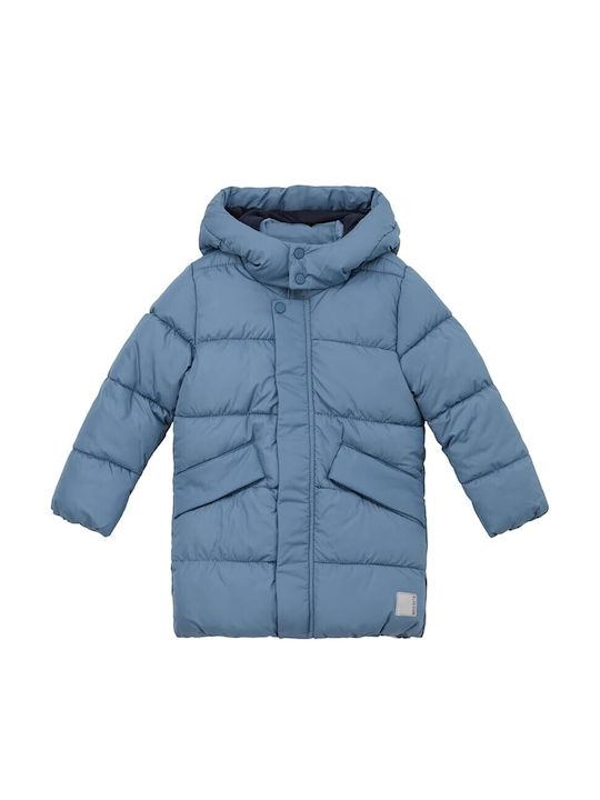 Kids' Casual Jacket Long with Hood Petrol