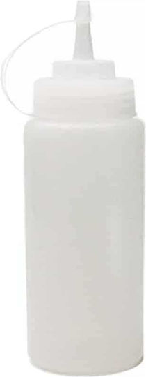 Squeeze Bottle Plastic Pp 12oz Transparent 360ml 963