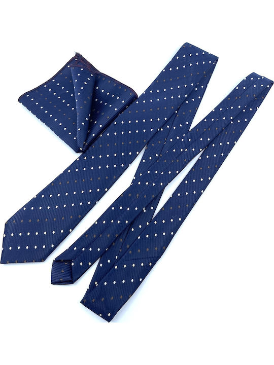Men's Tie Set Printed in Blue Color