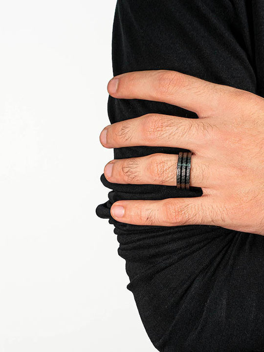 Theodora's Jewellery Ring Small Wedding Band made of Steel Gold Plated