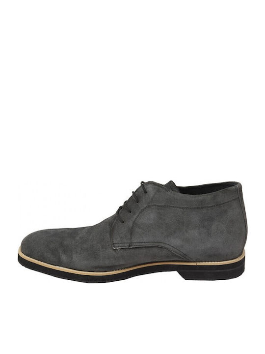 Suede Γκρι Ανδρικά Μποτάκια