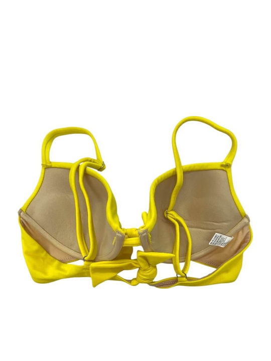Bikini Σουτιέν με Ενίσχυση Βαθύ κίτρινο