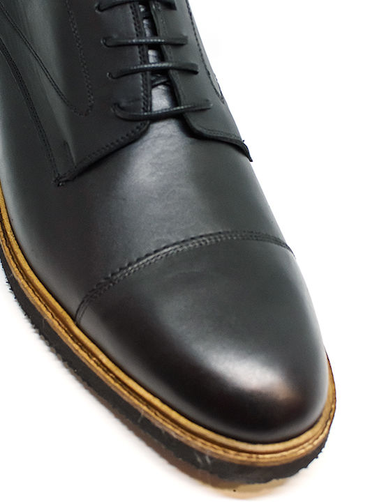 Leder Herren Freizeitschuhe Schwarz