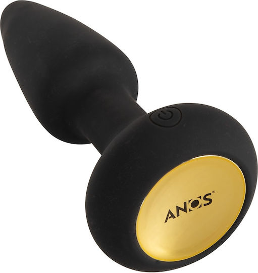 Anos Anal Plug with Wireless Functionality and Vibration Gold