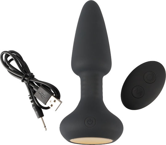 Anos Anal Plug with Wireless Functionality and Vibration Gold