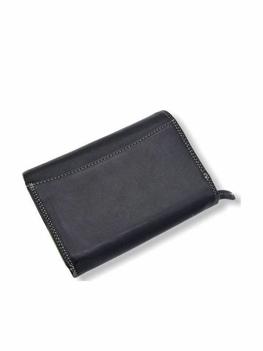 Large Leather Women's Wallet Classic Black