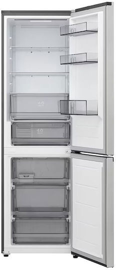 LG Combină frigorifică 333lt Total NoFrost Î186xL59.7xA67.4cm. Inox GBBSJ10DPY