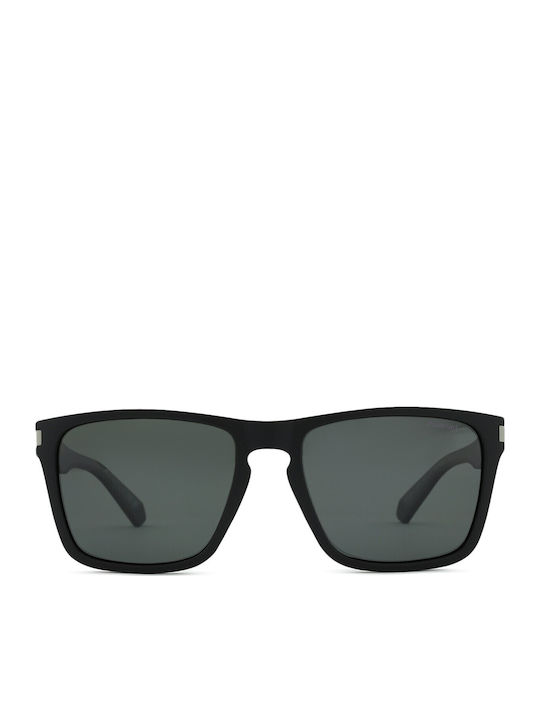 Polaroid Men's Sunglasses with Black Plastic Frame and Black Polarized Lens PLD2139/S O6W/M9
