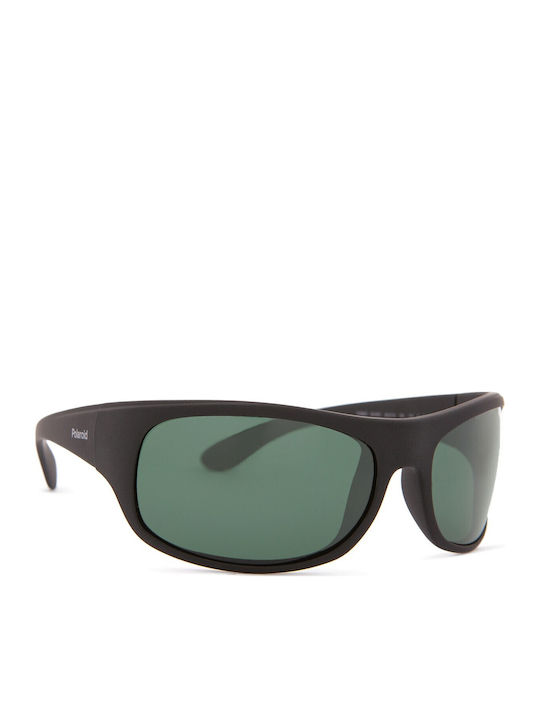 Polaroid Men's Sunglasses with Black Plastic Frame and Black Polarized Lens P07886 9CA/RC