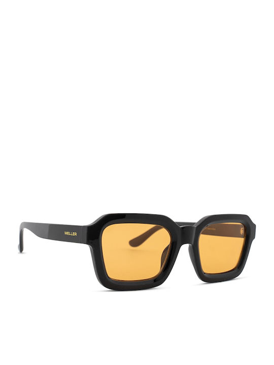 Meller Nayah Unisex Sunglasses with Black Plastic Frame and Orange Lens NAY-TUTORANGE