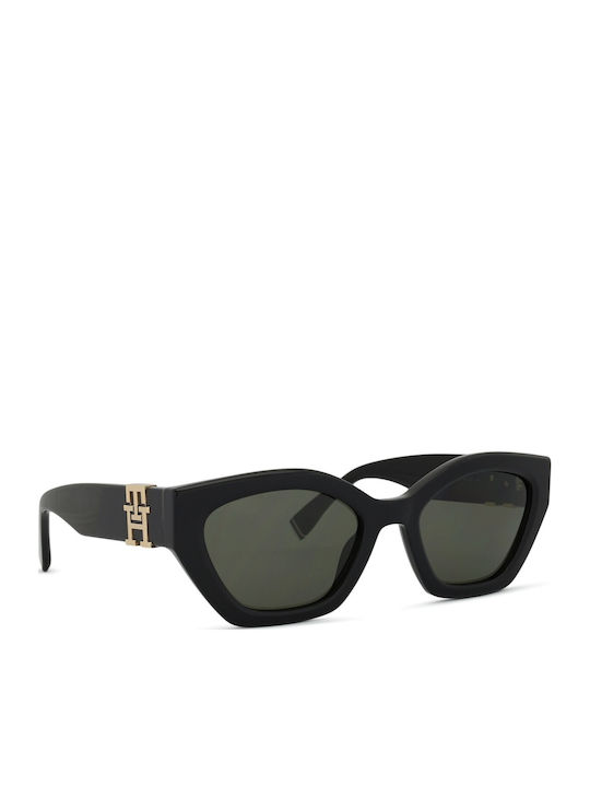 Tommy Hilfiger Women's Sunglasses with Black Plastic Frame and Black Lens TH1979/S 807/IR
