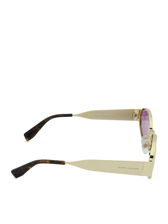 Marc Jacobs Unisex Ochelari de soare cu Auriu Cadru și Aur Lentilă MARC 806/S S9ESZ