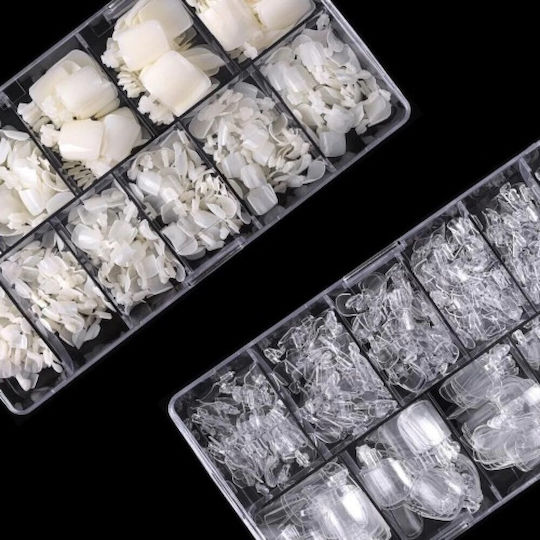 Globalnail Of foot 10 different sizes Globalnail Nail Tips in Beige Color 500pcs IS-46678844