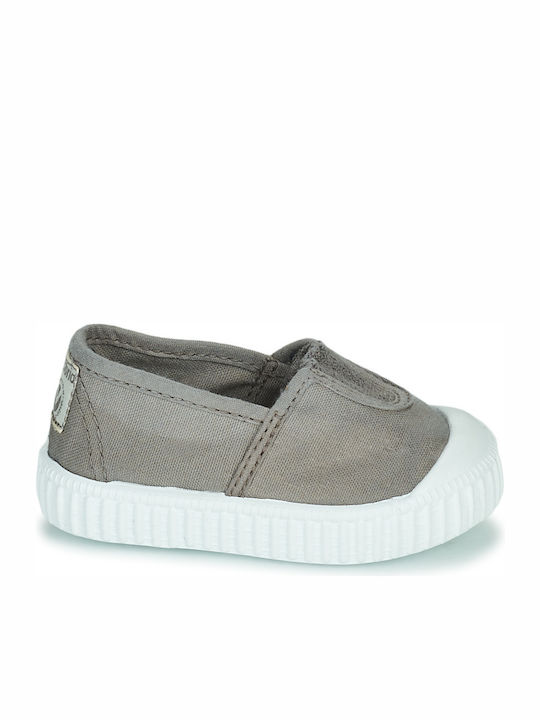 Kinder Sneakers Slip-on Gray