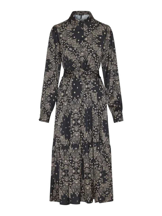 Midi Shirt Dress Satin