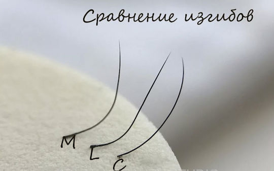 Lovely Lashy Extensions 0.07 / L 10-15mm Μαύρα
