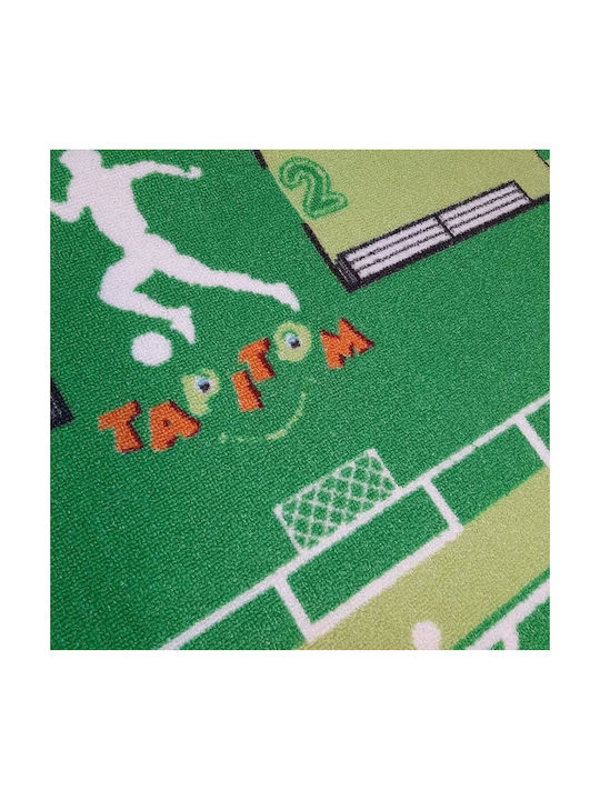 Tapitom Παιδικό Χαλί Ποδόσφαιρο Πράσινο 95x133cm