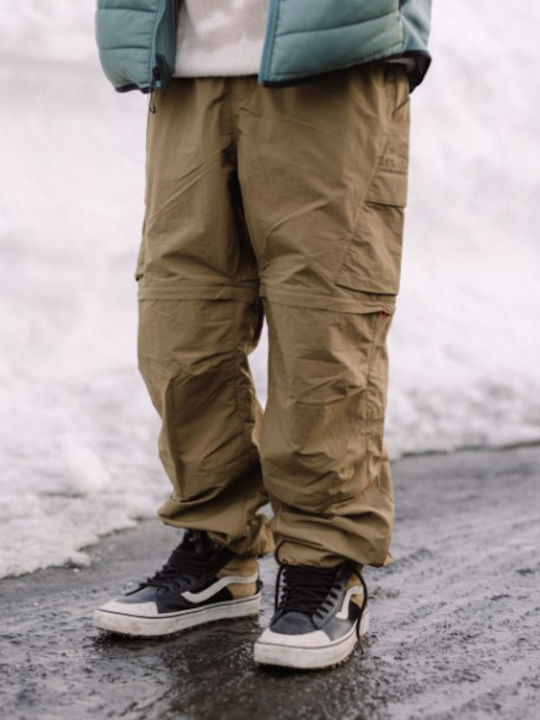Herrenhosen Cargo Dunkles Khaki