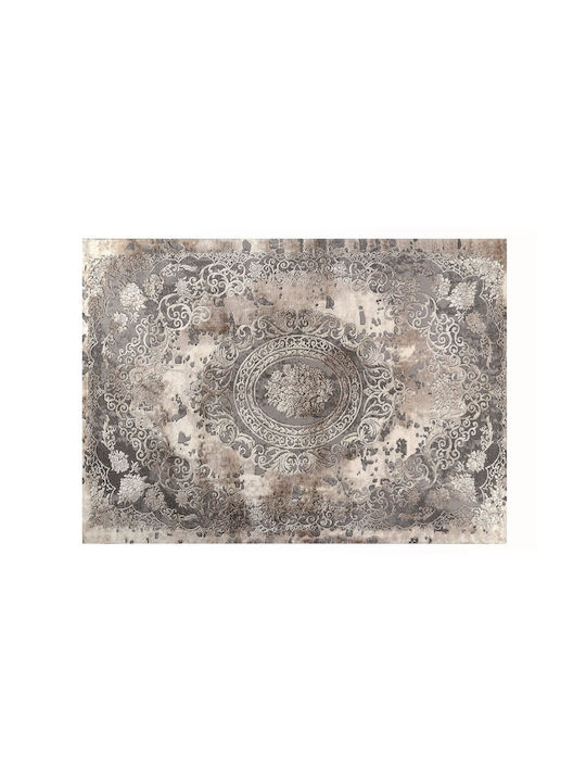 Tzikas Carpets Elements 31131-975 Килим Кръгла Бежов