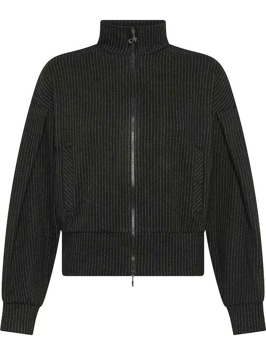 Damen Sweatshirtjacke Black