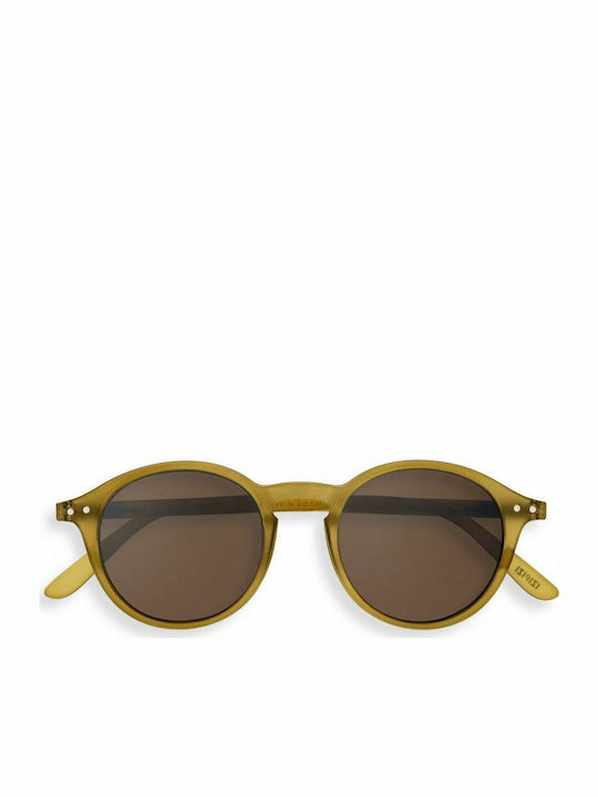 Izipizi Unisex Γυαλιά Ηλίου με Κοκκάλινο Σκελετό Golden Green