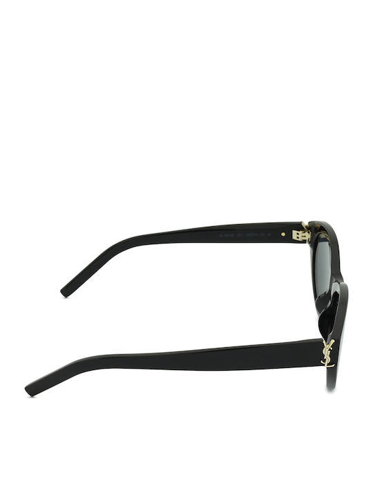 Ysl Feminini Ochelari de soare cu Negru Cadru și Negru Lentilă SL M148 001