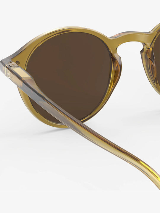 Izipizi Unisex Γυαλιά Ηλίου με Κοκκάλινο Σκελετό Golden Green