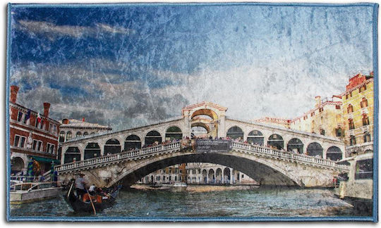 Dimcol Rutschfest Badematte Synthetisch,Polyester/Cotton/Leather Rechteckig Venice 258 33463058002 Colorful 50x85cm