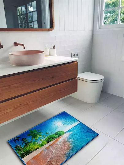 Dimcol Rutschfest Badematte Synthetisch,Polyester/Cotton/Leather Rechteckig Hawaii 257 33463058001 Colorful 50x85cm