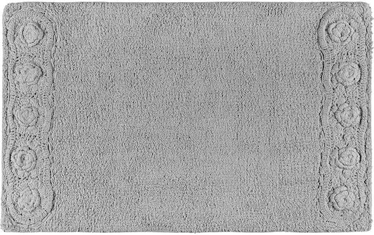 Beauty Home Non-Slip Cotton Bath Mat 3280-Light Blue Light Blue 50x80cm