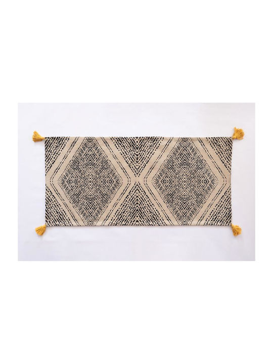 Palamaiki Bath Mat Cotton Tiles 9-100548-001 Beige 60x130cm