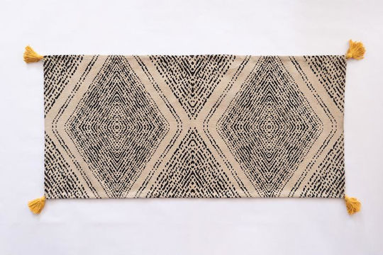 Palamaiki Covoraș de Baie Bumbac Tiles 9-100548-001 Bej 60x130buc