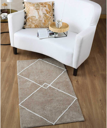 Kentia Bath Mat Cotton Veda Beige 70x130cm