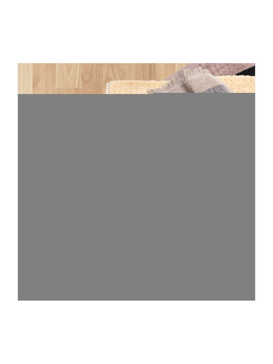 Das Home Non-Slip Bath Mat Cotton 0759 420770110759 Cream 70x110cm