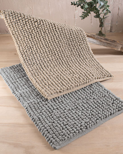 Rythmos Bath Mat Cotton Armad 120-194-010 Grey 60x90cm