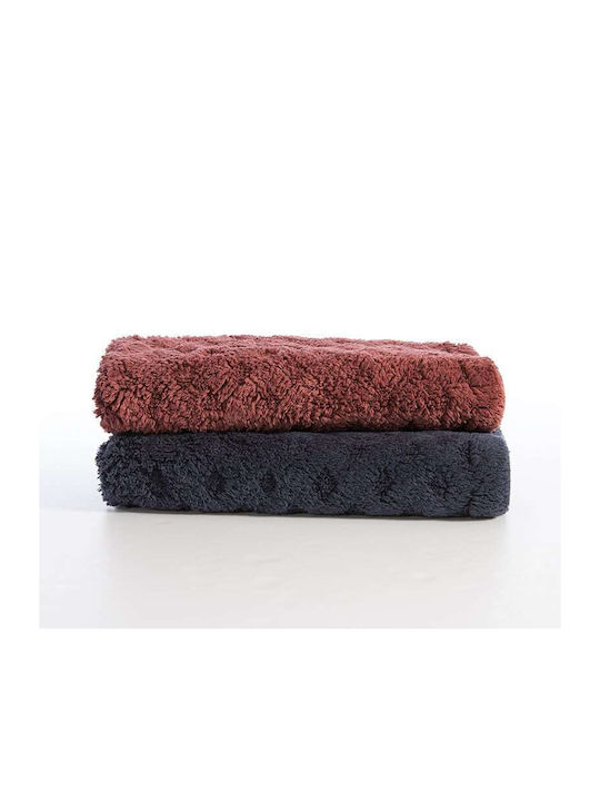 Nef-Nef Homeware Πατάκι Μπάνιου Βαμβακερό Premium Rose 60x90εκ.
