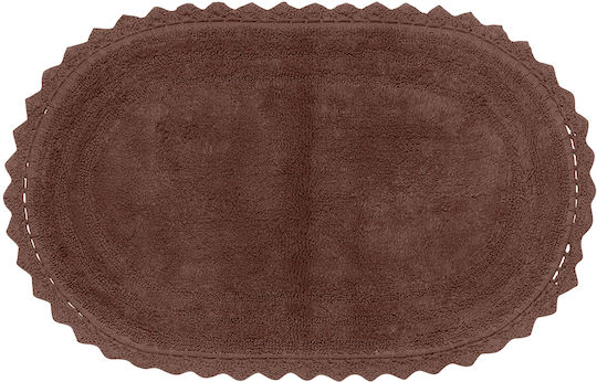 Kentia Set Badematten Baumwolle Oval Mack 000078270 43 70x110cm