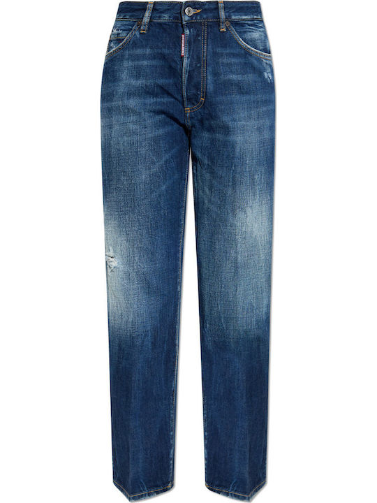 Boston Γυναικείο Jean Παντελόνι Navy Blue