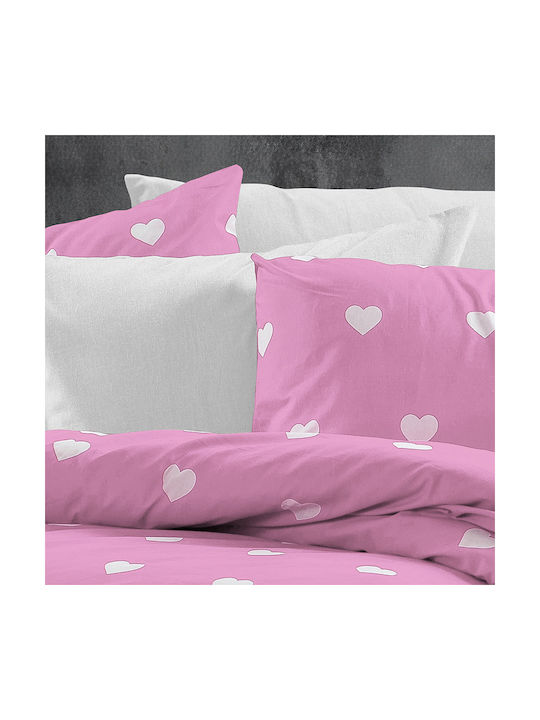 Μαξιλαροθήκη με Φάσα Pink 50x70εκ.